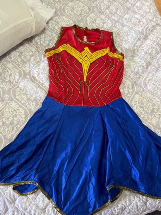 Wonder woman Costume for Kids - Red, Blue, and Gold - Picture 1 of 5